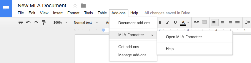 mla formatter for slides